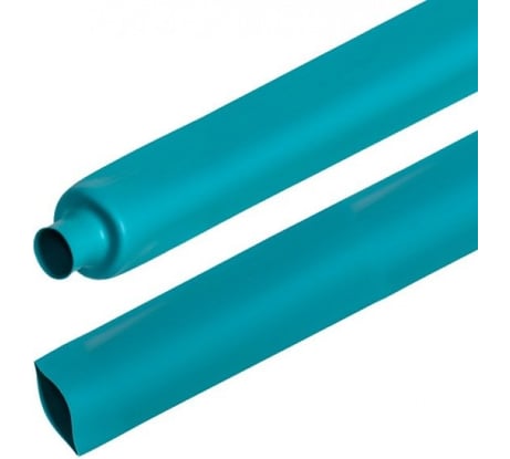 Термоусадочная трубка ПЕРЕДОВИК нг 50/25 зелёная, 10м упак 36154