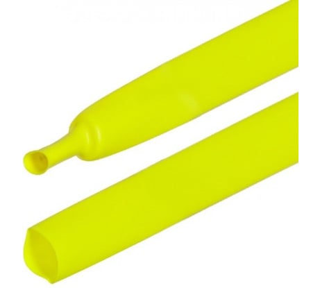 Термоусадочная трубка ПЕРЕДОВИК нг 20/10 желтая, 25м упак 36129