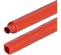Термоусадочная трубка ПЕРЕДОВИК нг 40/20 красная, 25м упак 36164
