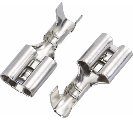 Плоский неизолированный луженый разъем КВТ РП-М(л) 2,5 - (6,3) 89246