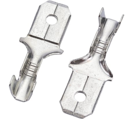 Плоский неизолированный луженый разъем КВТ РП-П(л) 2,5 - (6,3) 89247