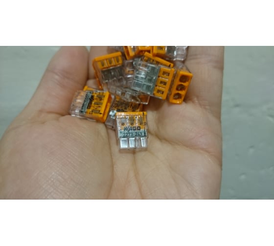 Клемма WAGO 2273-243 (с пастой) 100 шт. 2686 - выгодная цена, отзывы ...