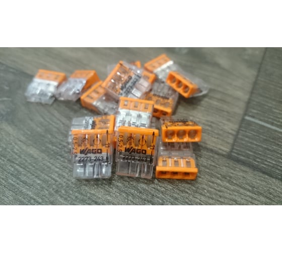 Клемма WAGO 2273-243 (с пастой) 100 шт. 2686 - выгодная цена, отзывы ...