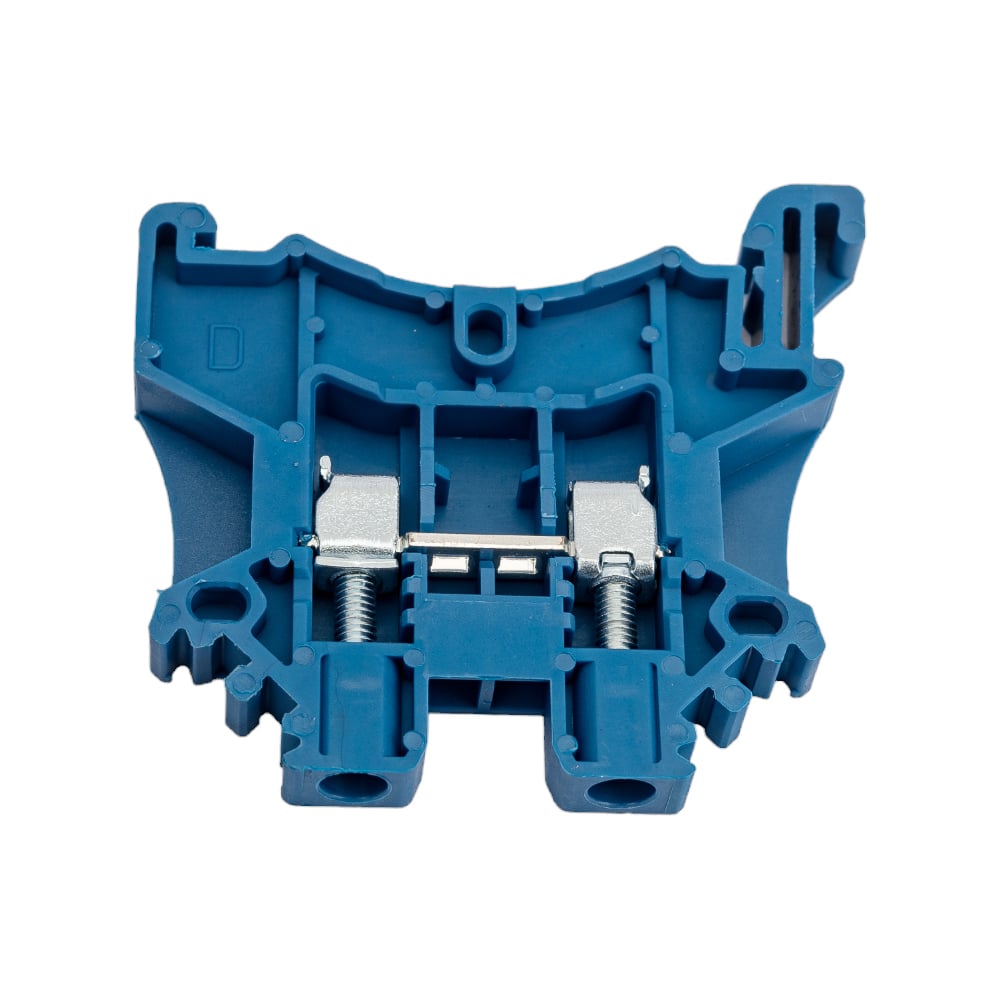 Клемма на дин-рейку Degson 2.5 кв.мм, винтовая, синяя, 100 штук DC2.5 ...