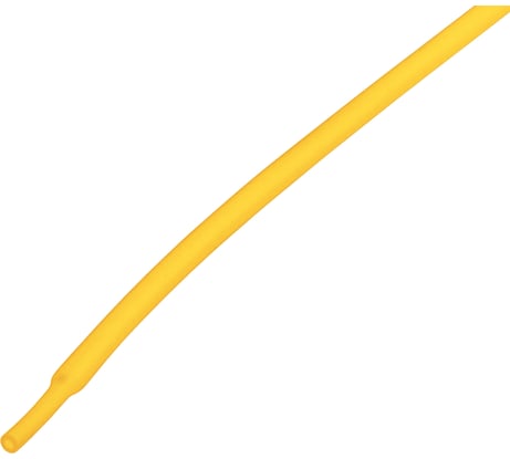 Термоусаживаемая трубка REXANT ТУТнг-LS (2:1)-2/1 желтая 20-2002