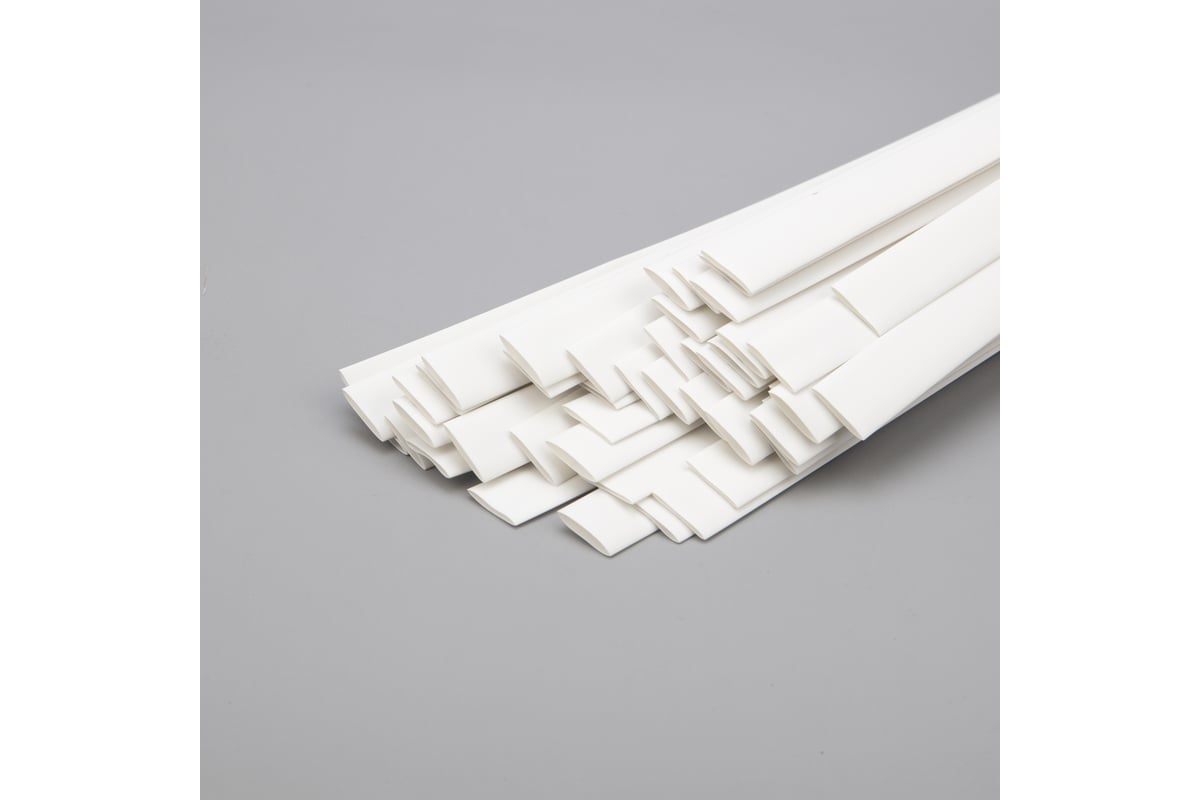 Термоусадка REXANT 10.0/5.0 мм, 1м, белая 21-0001 - выгодная цена ...