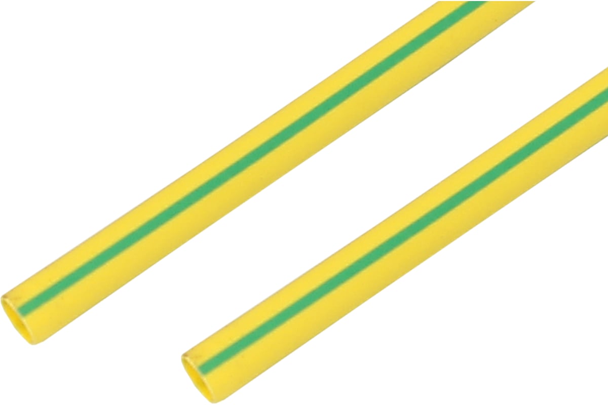 Термоусадочная трубка REXANT ТУТнг 20.0/10.0 мм, 1м, 10 шт, желто .