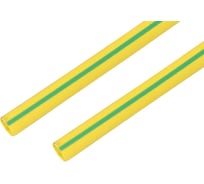Термоусадочная трубка REXANT ТУТнг 25.0/12.5 мм, 1м, 10 шт, желто-зеленая 22-5007