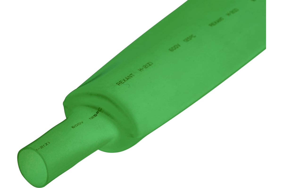 Термоусадочная трубка REXANT ТУТнг 50.0/25.0 мм, 1м, 10 шт, зеленая 25 ...