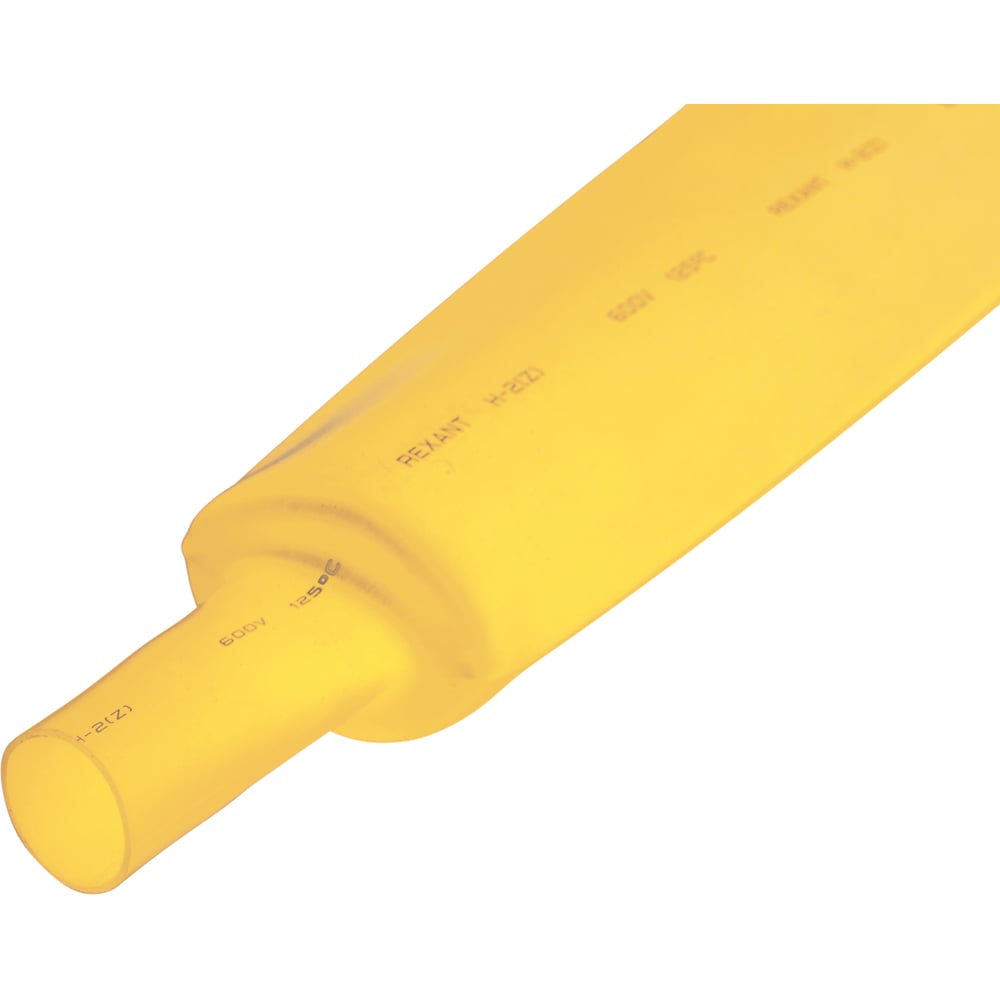 Термоусадочная трубка REXANT ТУТнг 50.0/25.0 мм, 1м, 10 шт, желтая 25 ...