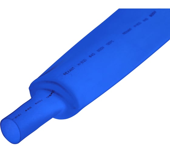 Термоусадочная трубка REXANT ТУТнг 40.0/20.0 мм, 1м, 10 шт, синяя 24-0006