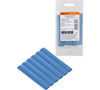 Набор термоусаживаемых клеевых трубок TDM ELECTRIC "моноцвет, синий 12,7/4,3 " SQ0548-2708