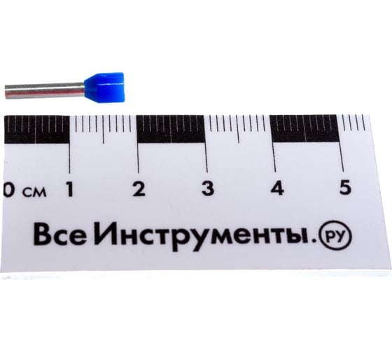 Втулочный наконечник Klauke 2.5мм2, 12мм цвет по DIN46228ч.4 - голубой klk47312