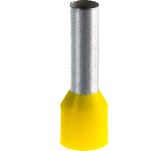 Втулочный наконечник Klauke 6мм2, 12мм цвет по DIN46228ч.4 - желтый .