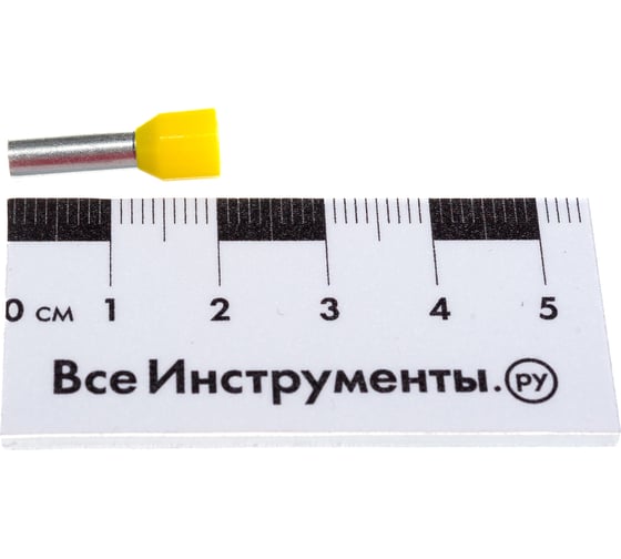 Втулочный наконечник Klauke 6мм2, 12мм цвет по DIN46228ч.4 - желтый klk47512
