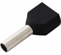 Двойной втулочный наконечник Klauke 2x1,5мм2, 8мм черный klk8728