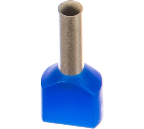 Двойной втулочный наконечник Klauke 2x2,5мм2, 10мм голубой klk87310