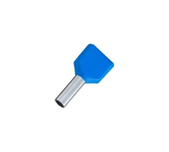 Двойной втулочный наконечник Klauke 2x2,5мм2, 12мм голубой klk87313 1