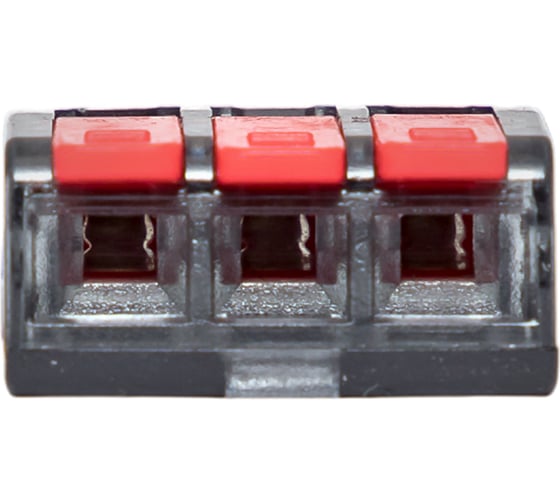 Клемма EKF СМК 221-413 с рычагом, 3 отверстия 0.2-4.0 мм2, блистер (20 штук) PROxima plc-smk-221-413b-20