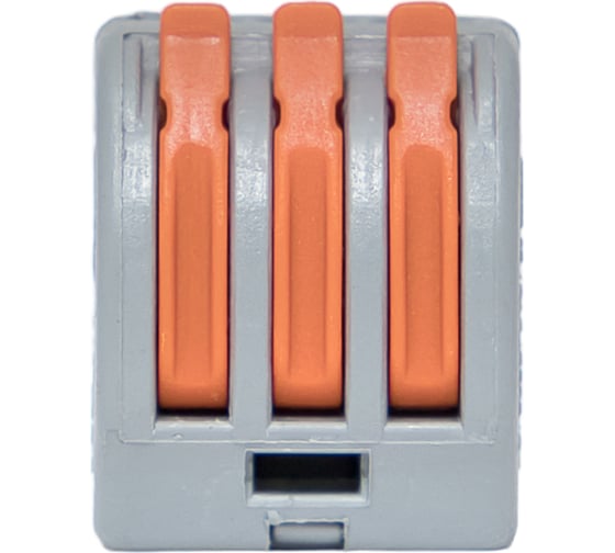 Клемма EKF СМК 222-413 с рычагом, 3 отверстия, блистер (20штук) PROxima plc-smk-413b-20