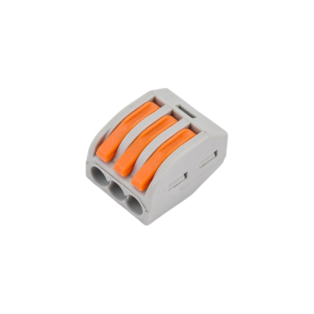 Зажимная клемма для соединения кабелей Pro Legend 3 контакта, серая, 5 ...