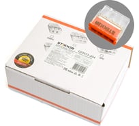 Монтажная клемма STEKKER 4-проводная для 1-жильного проводника, LD2273-204 100шт в упак 32390