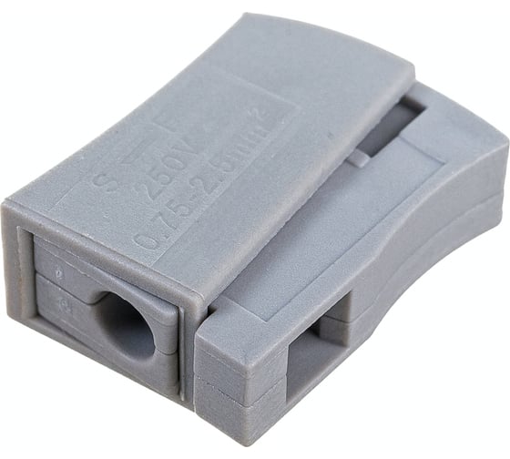 Клемма для светильников STEKKER, двусторонняя STEKKER, LD224-101 (5 штук в упаковке) 32411