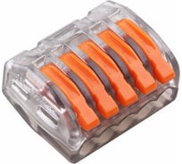 Набор универсальных клемм Pro Legend 5-проводная, прозрачная (0,08-2,5/4 мм²)5 штук PL3808