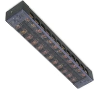 Клеммная винтовая колодка Pro Legend с крышкой, 24 контакта, М3, 15 А, 600 В, 14 AWG, 2 мм2 PL3834