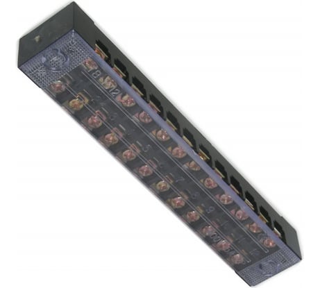 Клеммная винтовая колодка Pro Legend с крышкой, 24 контакта, М3, 15 А, 600 В, 14 AWG, 2 мм2 PL3834