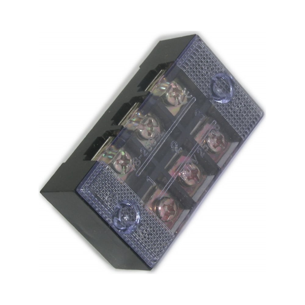 Клеммная винтовая колодка Pro Legend с крышкой, 6 контактов, М4, 25 А ...