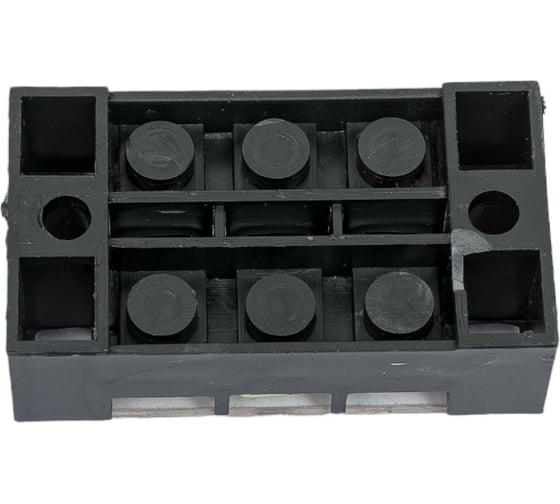 Клеммная винтовая колодка Pro Legend с крышкой, 6 контактов, М4, 25 А, 600 В, 10 AWG, 6 мм2 PL3835