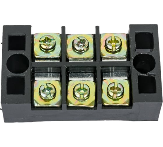 Клеммная винтовая колодка Pro Legend с крышкой, 6 контактов, М4, 25 А, 600 В, 10 AWG, 6 мм2 PL3835