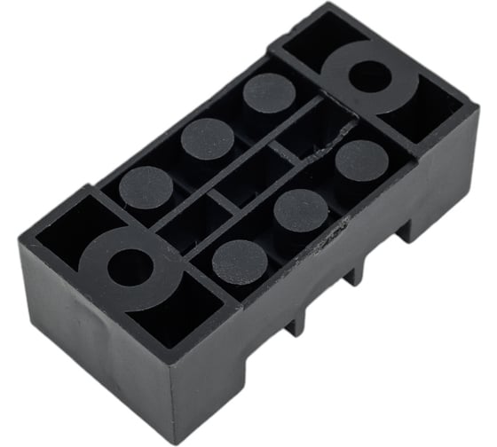 Клеммная винтовая колодка Pro Legend с крышкой, 6 контактов, М4, 35 А, 600 В, 8 AWG, 10 мм2 PL3840