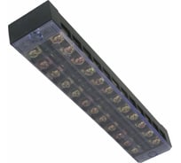 Клеммная винтовая колодка Pro Legend с крышкой, 24 контакта, М4, 25 А, 600 В, 10 AWG, 6 мм2 PL3839