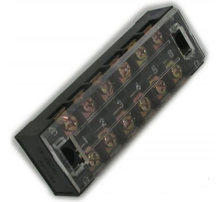 Клеммная винтовая колодка Pro Legend с крышкой, 12 контактов, М4, 35 А, 600 В, 8 AWG, 10 мм2 PL3842