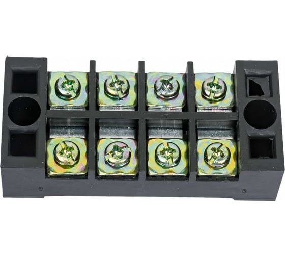 Клеммная винтовая колодка Pro Legend с крышкой, 8 контактов, М4, 25 А, 600 В, 10 AWG, 6 мм2 PL3836
