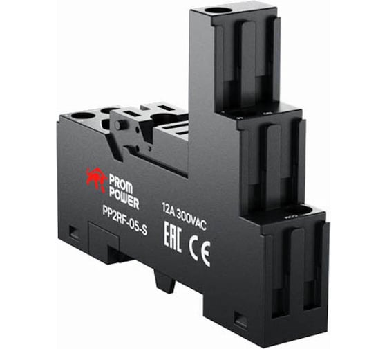 Колодка для реле Prompower pg2r1-s (однополюсное), винтовые клеммы, pp2rf-05-s PP2RF05S