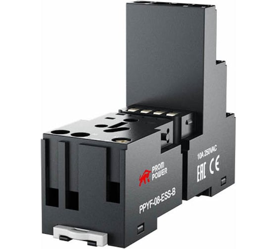 Колодка для реле Prompower серии pmy2, винтовые клеммы, ppyf-08-ess-b PPYF08ESSB
