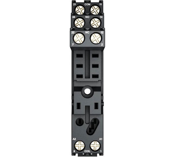 Колодка для реле Prompower pg2r2-s (двухполюсное), винтовые клеммы, pp2rf-08-s PP2RF08S