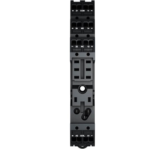 Колодка для реле Prompower pg2r2-s (двухполюсное), пружинные клеммы, pp2rf-08-sl PP2RF08SL