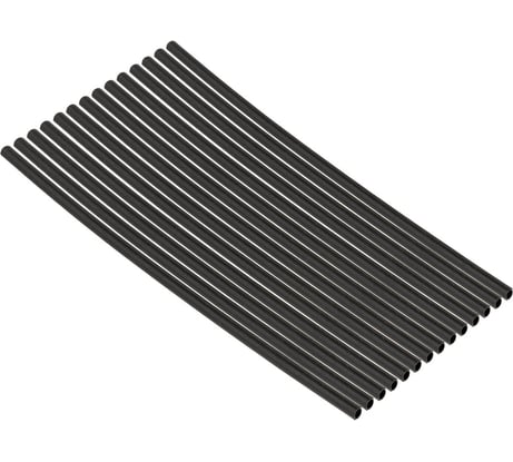 Набор термоусаживаемых клеевых трубок TDM ELECTRIC "Моноцвет, черный 1,5/0,6 " SQ0548-3201