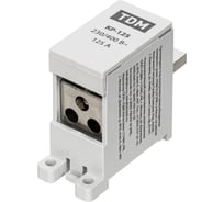Распределительная клемма на din-рейку TDM ELECTRIC КР-125 1П 125А (3x16 кв. мм) SQ0823-0115