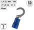 Наконечник изолированный крюковой НИК 2,5–5 (50 штук) TDM ELECTRIC SQ0502-0304 2