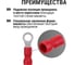 Кольцевой изолированный наконечник TDM ELECTRIC НКИ с легким вводом проводника 1.5-4, 100 шт. SQ0502-0201 4