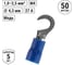 Наконечник изолированный крюковой НИК 2,5–4 (50 штук) TDM ELECTRIC SQ0502-0303 2