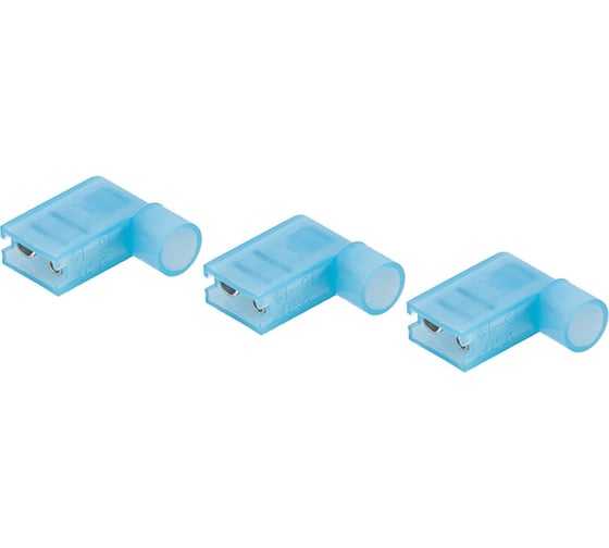 Флажковый изолированный разъем TDM РФИ-М 2.5-6.3, 50 шт. SQ0522-0202