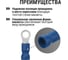 Наконечник кольцевой изолированный TDM ELECTRIC НКИ с легким вводом проводника 2,5-4 100 шт SQ0502-0204 4