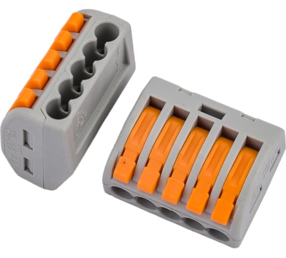 Строительно-монтажная клемма (СМК) ЭРА NO-222-24 модель 415, с рычагом ...