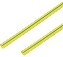 Термоусаживаемая трубка PROCONNECT ТУТ 25,0/12,5мм, желто-зеленая, 10 шт. по 1м 55-2507